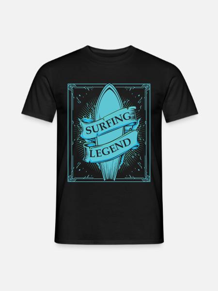 Surfing Legend - Men's T-Shirt - black