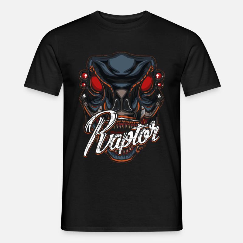 Robot Dino - Men's T-Shirt - black