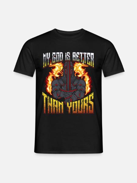 Crusader God - Men's T-Shirt - black