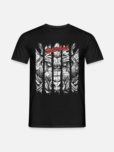 Boar Modern Trendy Warthog - Men's T-Shirt - black