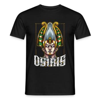 Osiris Mythologie Gott Gottheit Ägyptisch Nil - Männer T-Shirt - Schwarz - Vorne - AI Model Male 178 light (178cm)