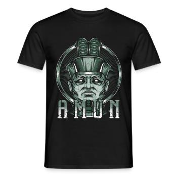 Dieu du saule dieu égyptien égyptien - T-shirt homme - noir - Devant - AI Model Male 178 light (178cm)
