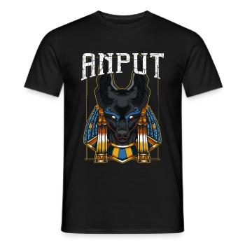 Anput Mythologie Gott Gottheit Ägyptisch Göttin - Männer T-Shirt - Schwarz - Vorne - AI Model Male 178 light (178cm)