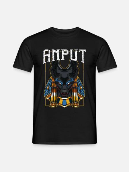 Anput mythologie god godheid egyptische godin - Heren T-shirt - zwart