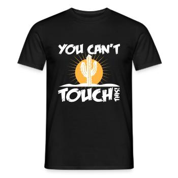 Cactus Cactus Cactus Cactus Family Music - Men's T-Shirt - black - Front - AI Model Male 178 light (178cm)