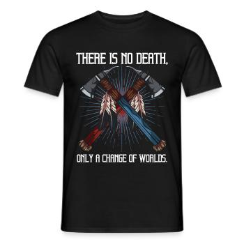 Indian Tomahawk - Men's T-Shirt - black - Front - AI Model Male 178 light (178cm)