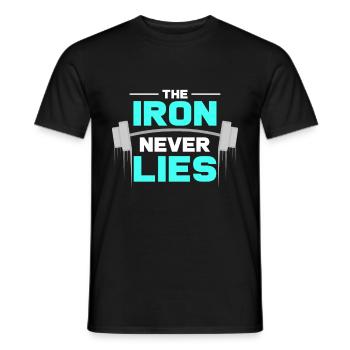 Body building - Men's T-Shirt - black - Front - AI Model Male 178 light (178cm)