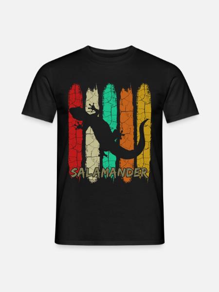 salamander - Men's T-Shirt - black
