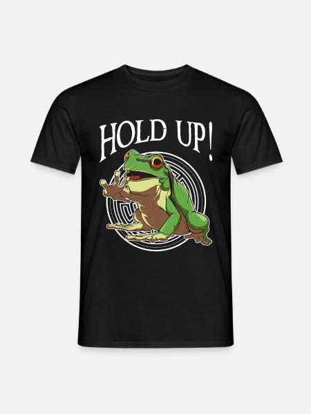 Frosch - Männer T-Shirt - Schwarz