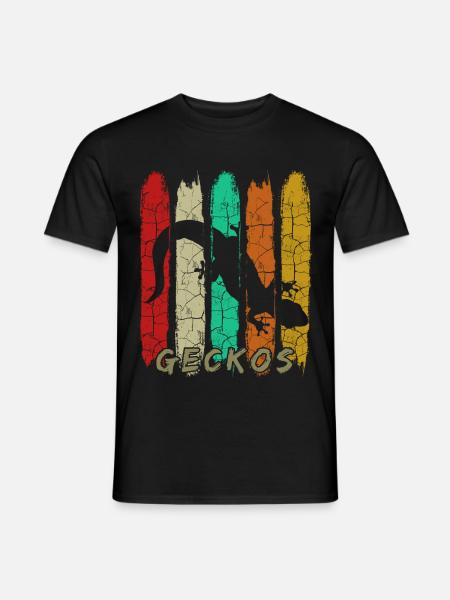 Gecko - Men's T-Shirt - black