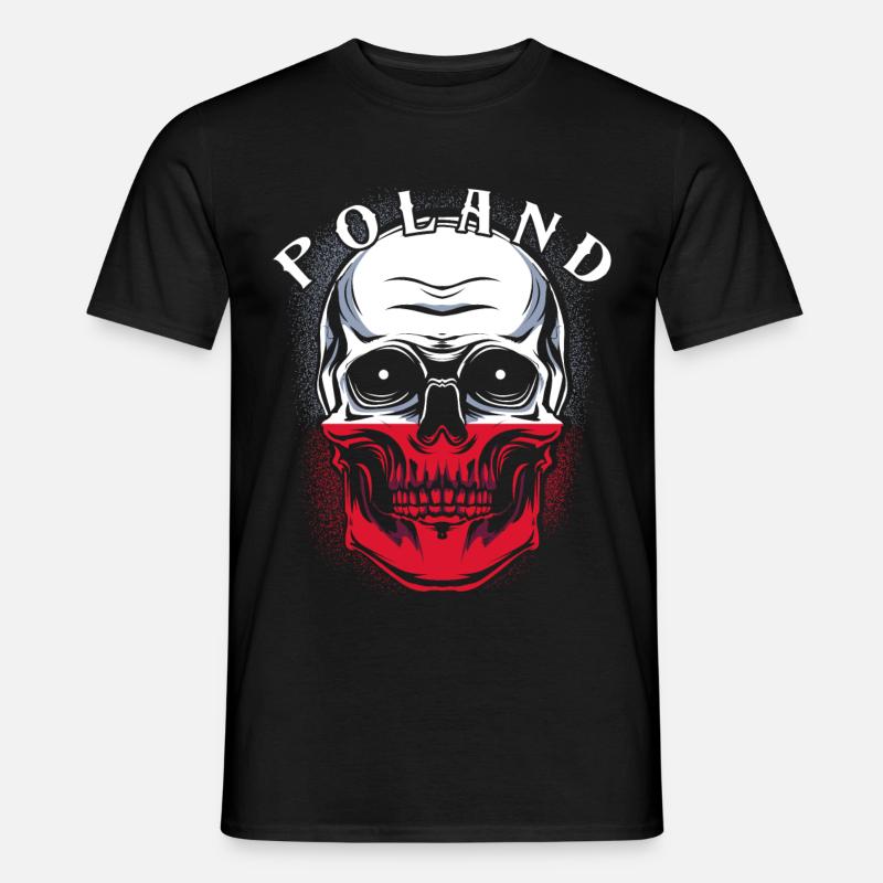 Polen - Männer T-Shirt - Schwarz
