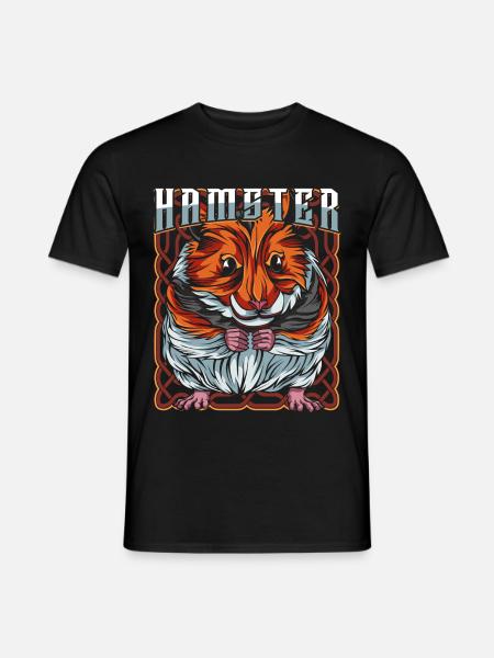 hamster - Men's T-Shirt - black