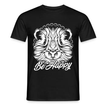 Hamster - Männer T-Shirt - Schwarz - Vorne - AI Model Male 178 light (178cm)