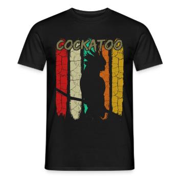 Kakadu - Männer T-Shirt - Schwarz - Vorne - AI Model Male 178 light (178cm)