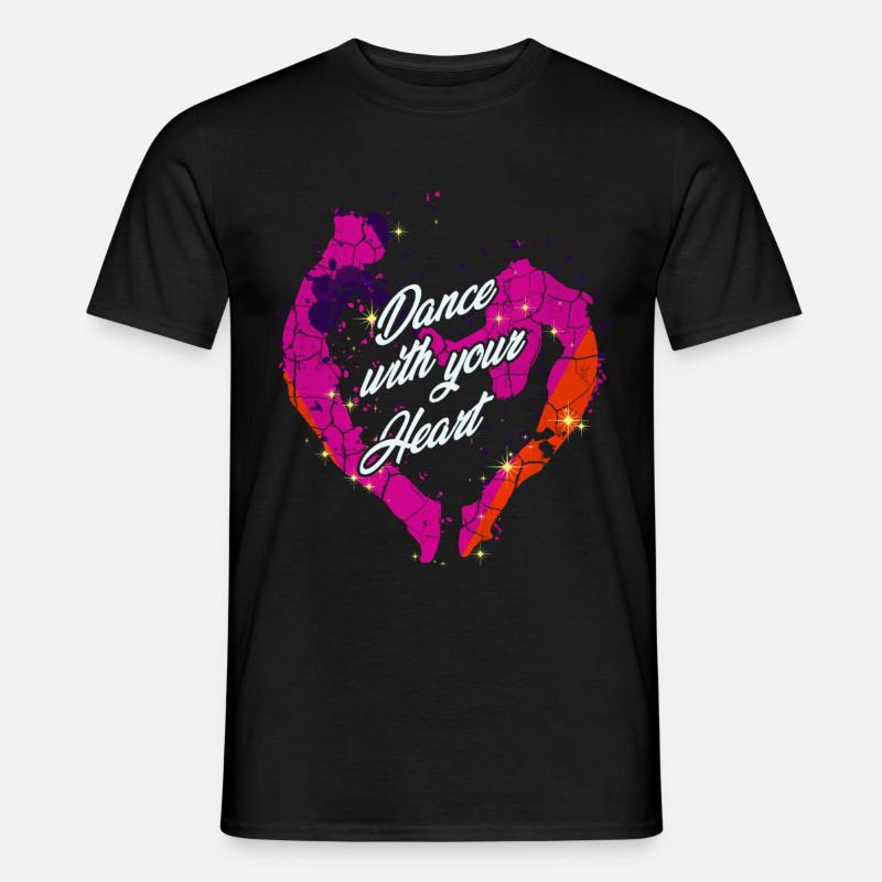 Tanzen - Männer T-Shirt - Schwarz