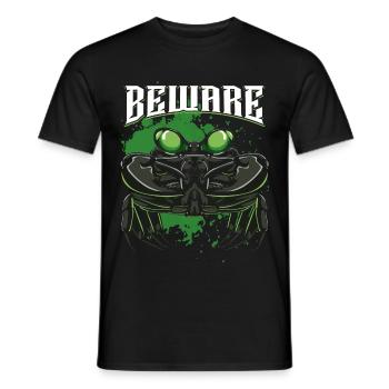Krabbe - Männer T-Shirt - Schwarz - Vorne - AI Model Male 178 light (178cm)