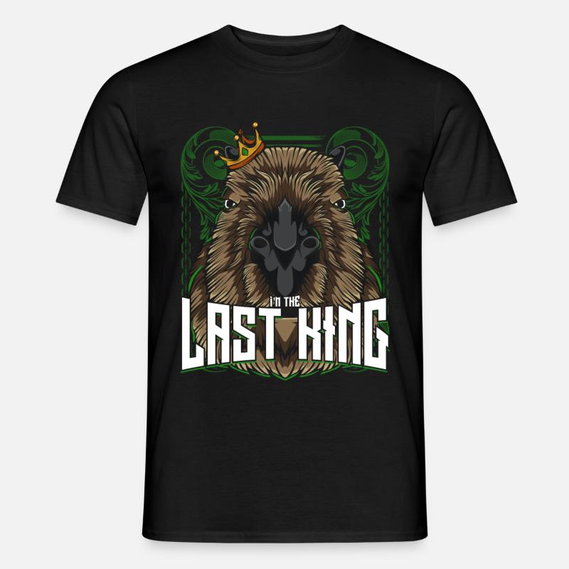 Capybara - Männer T-Shirt - Schwarz