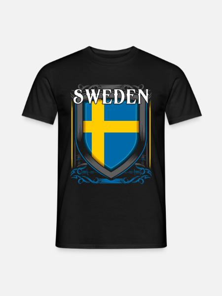 Suède - T-shirt homme - noir