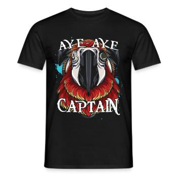 perroquet - T-shirt homme - noir - Devant - AI Model Male 178 light (178cm)