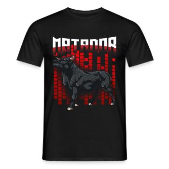 bull - Men's T-Shirt - black - Front - AI Model Male 178 light (178cm)