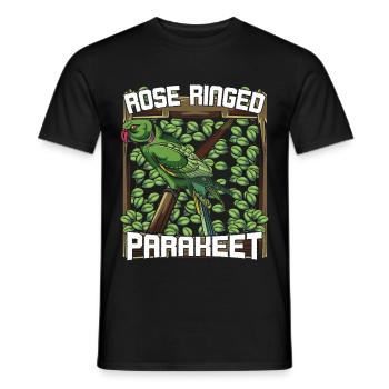 perroquet - T-shirt homme - noir - Devant - AI Model Male 178 light (178cm)