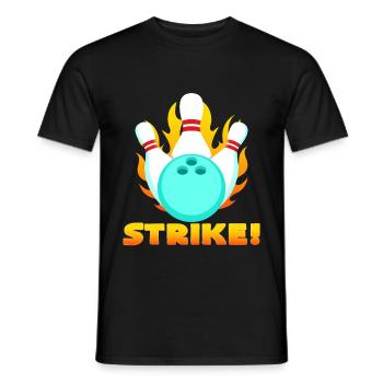 bowling - T-shirt homme - noir - Devant - AI Model Male 178 light (178cm)
