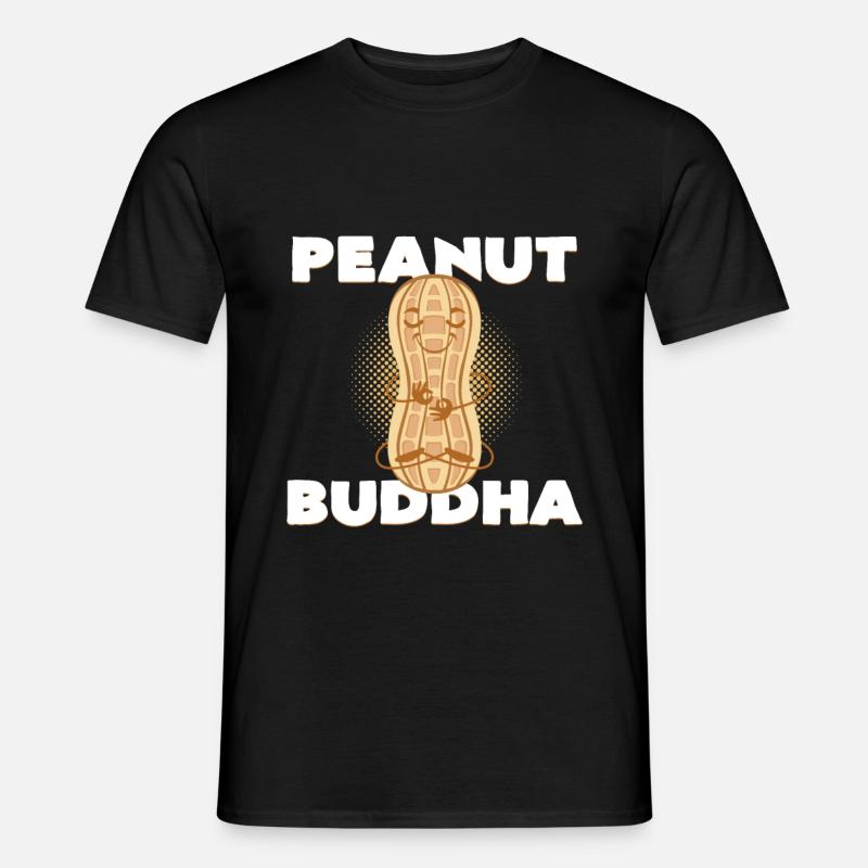 Erdnussbutter - Männer T-Shirt - Schwarz