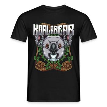 Koalabär - Männer T-Shirt - Schwarz - Vorne - AI Model Male 178 light (178cm)