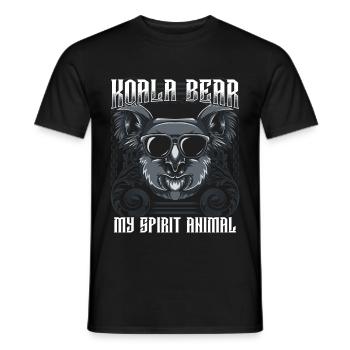 Koalabär - Männer T-Shirt - Schwarz - Vorne - AI Model Male 178 light (178cm)