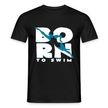 flotteur - T-shirt homme - noir - Devant - AI Model Male 178 light (178cm)