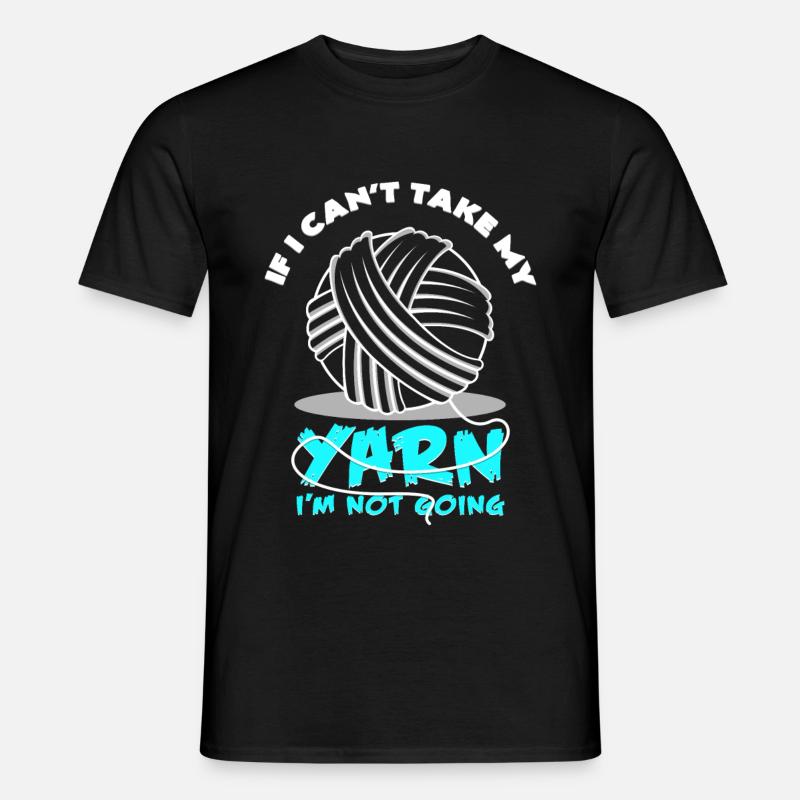 Stricken - Männer T-Shirt - Schwarz