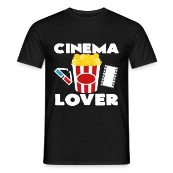 cinéma - T-shirt homme - noir - Devant - AI Model Male 178 light (178cm)
