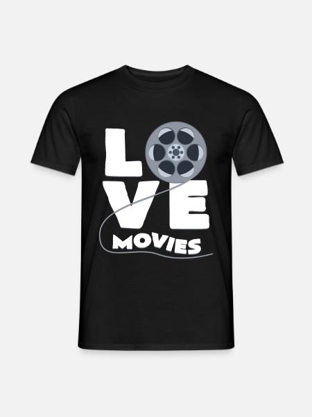 biograf - Mænd T-shirt - sort