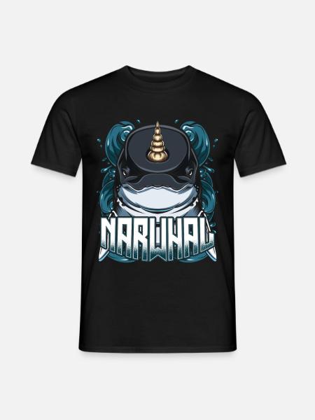 narval - T-shirt homme - noir