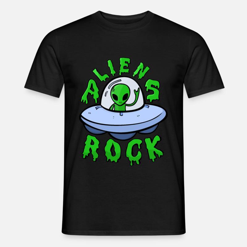 Alien - Männer T-Shirt - Schwarz