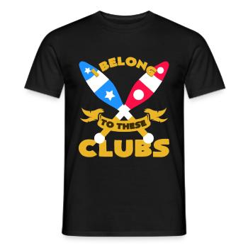 jongleur - T-shirt homme - noir - Devant - AI Model Male 178 light (178cm)