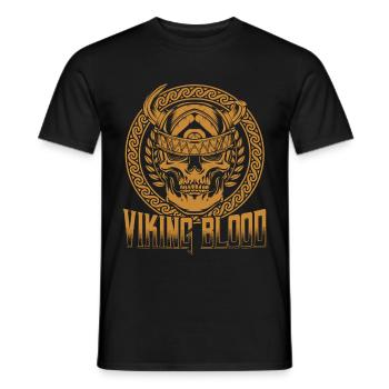 Wikinger - Männer T-Shirt - Schwarz - Vorne - AI Model Male 178 light (178cm)