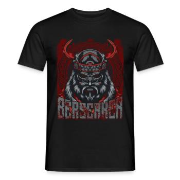 Wikinger - Männer T-Shirt - Schwarz - Vorne - AI Model Male 178 light (178cm)