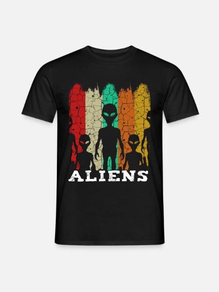 étranger - T-shirt homme - noir