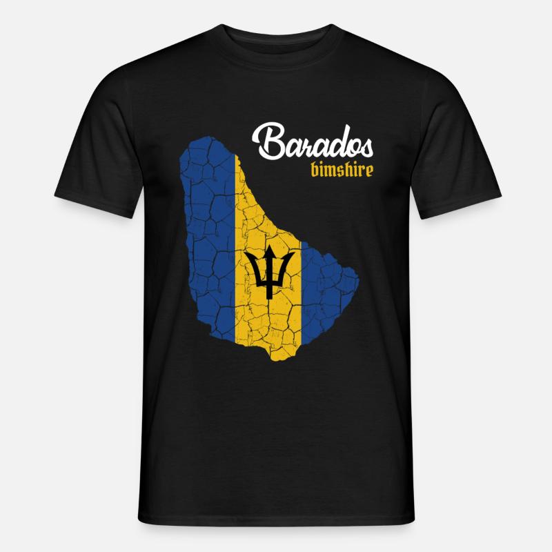 Barbados - Männer T-Shirt - Schwarz