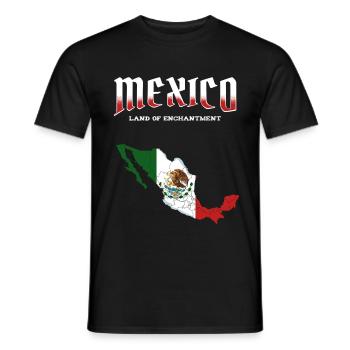 Mexico - Men's T-Shirt - black - Front - AI Model Male 178 light (178cm)