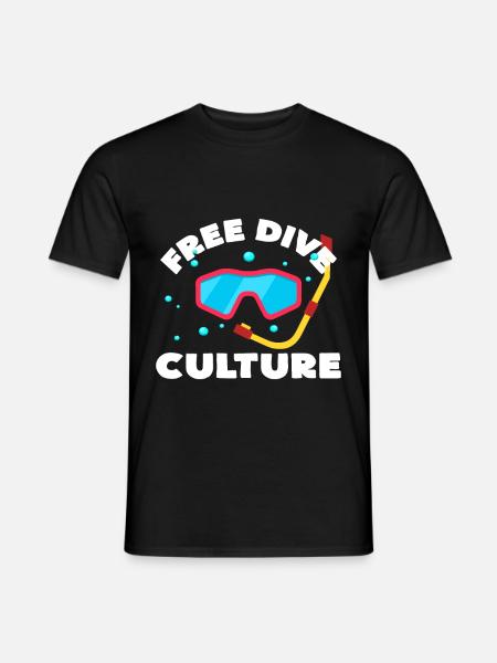 Freediving - Men's T-Shirt - black