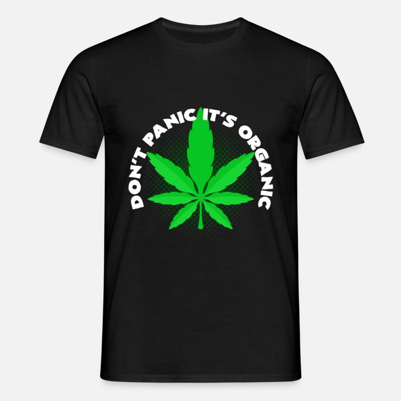 Cannabis - Männer T-Shirt - Schwarz