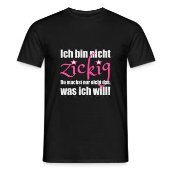 Sprüche für pubertierende und zickige Teenager - Männer T-Shirt - Schwarz - Vorne - AI Model Male 178 light (178cm)