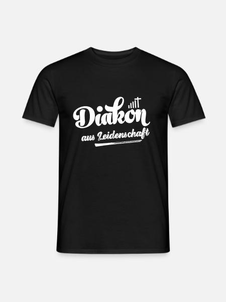 Diakon Diakonie Jesus Glaube Kirche Religion - Männer T-Shirt - Schwarz