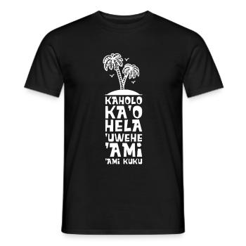 Hawaii Hula Dance - Men's T-Shirt - black - Front - AI Model Male 178 light (178cm)
