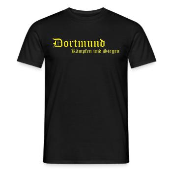Dortmund - Männer T-Shirt - Schwarz - Vorne - AI Model Male 178 light (178cm)