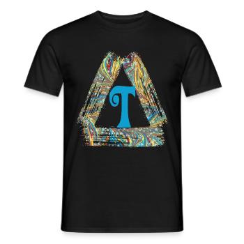 e 201 t - T-shirt homme - noir - Devant - AI Model Male 178 light (178cm)