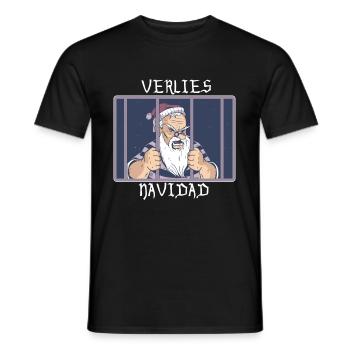 Santa Prison,Donjon de Noël, Feliz Navidad - T-shirt homme - noir - Devant - AI Model Male 178 light (178cm)