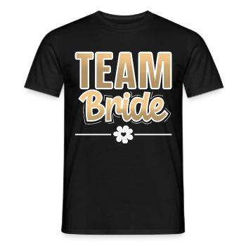 Équipe Bride - T-shirt homme - noir - Devant - AI Model Male 178 light (178cm)
